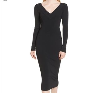 Trouve black sweater dress. Medium